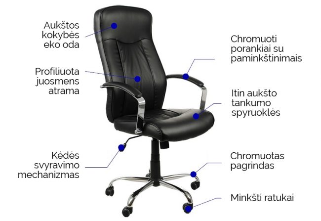 Vadovo biuro kėdė ZN-9152