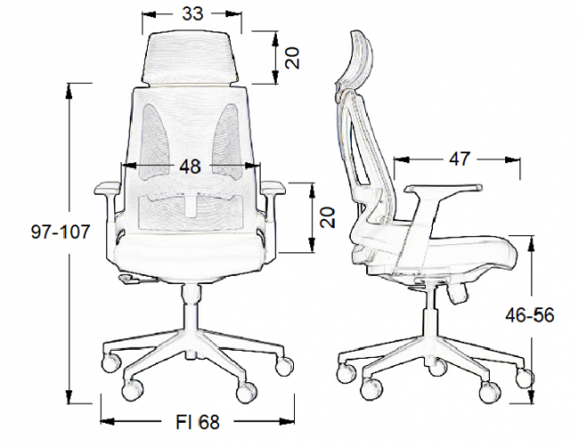 Biuro kėdė – OLTON